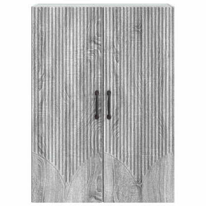 Mobiletto a muro Sonoma grigio 66 x 34,5 x 90 cm | homemem39