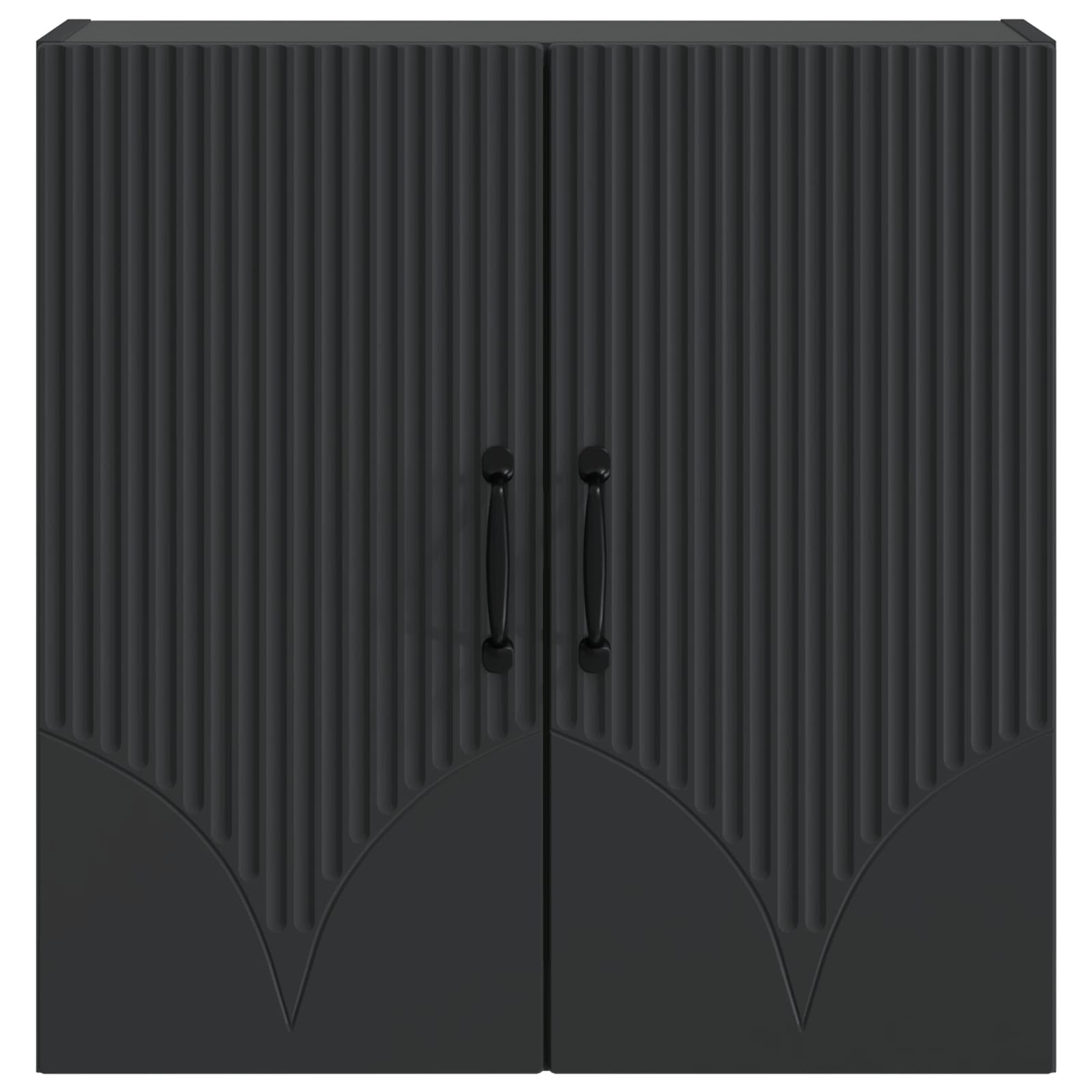 Mobiletto a muro Nero 59 x 31 x 60 cm Legno ingegnerizzato | homemem39