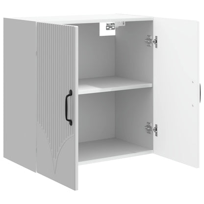 Mobiletto a muro Bianco Lucido 59 x 31 x 60 cm | homemem39