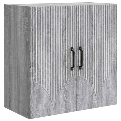 Mobiletto a muro Sonoma grigio 59 x 31 x 60 cm | homemem39