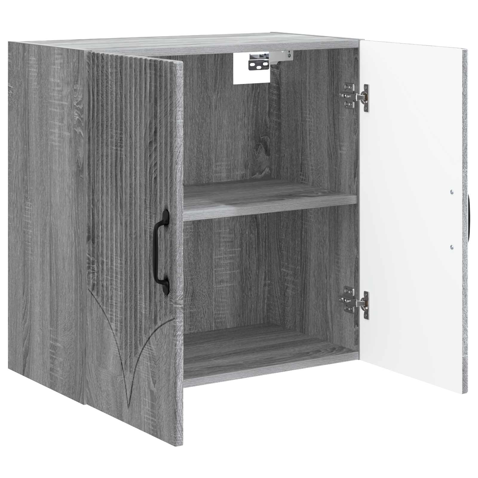 Mobiletto a muro Sonoma grigio 59 x 31 x 60 cm | homemem39