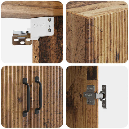 Mobiletto a muro Legno antico 59 x 31 x 60 cm | homemem39