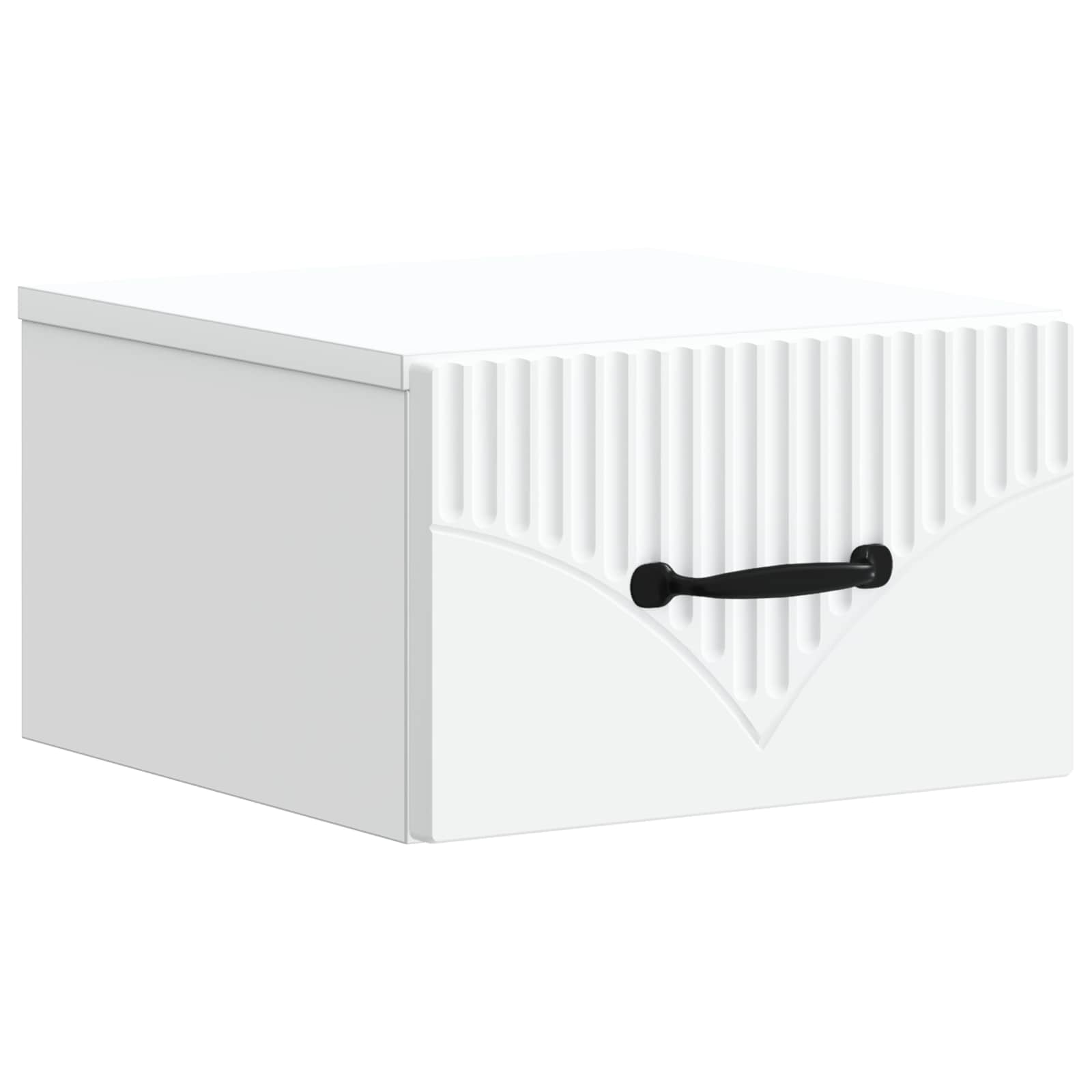 Mobiletto da notte a muro 2 pcs Bianco 34,5 x 33 x 20 cm | homemem39