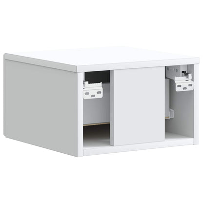 Mobiletto da notte a muro 2 pcs Bianco 34,5 x 33 x 20 cm | homemem39