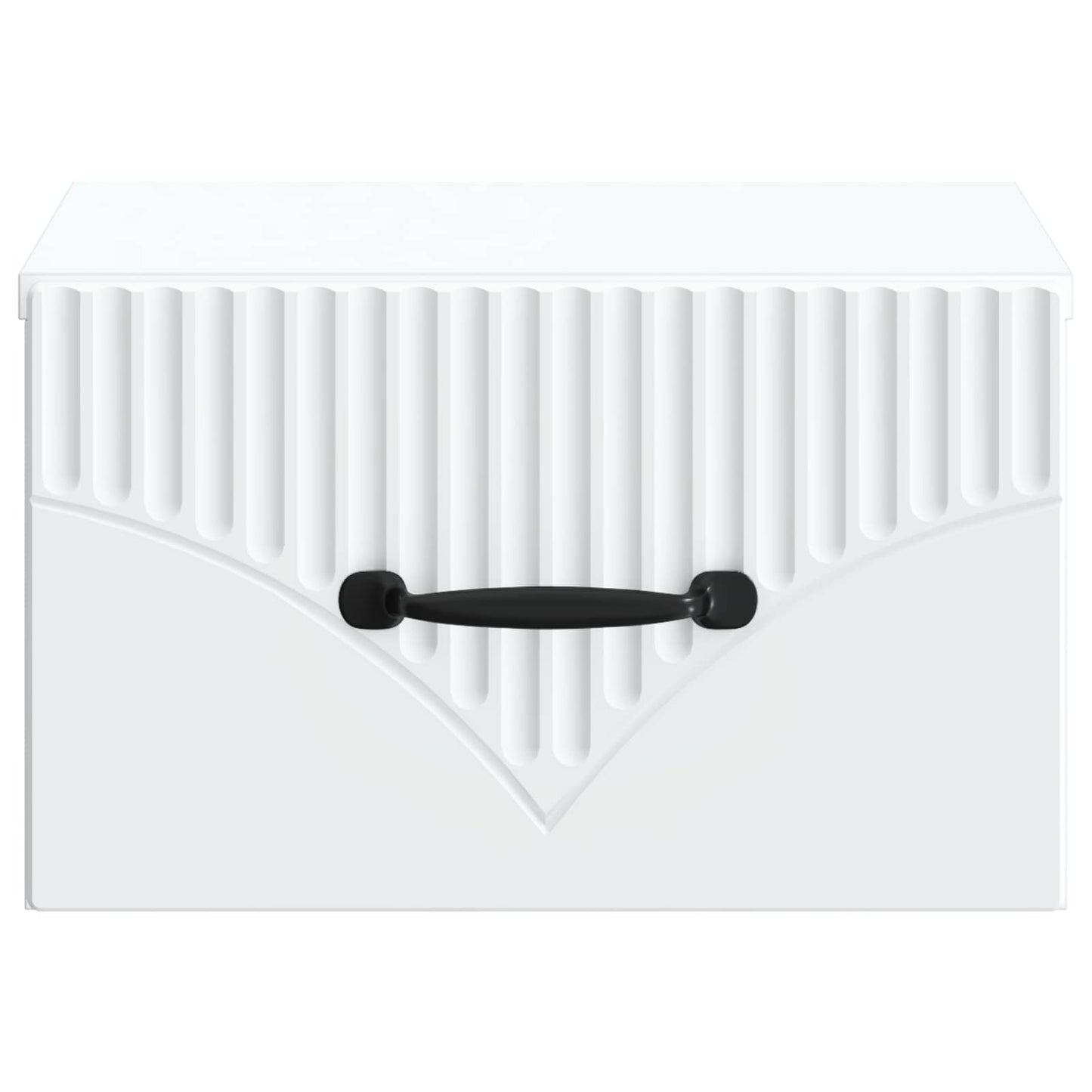 Mobiletto da notte a muro 2 pcs Bianco 34,5 x 33 x 20 cm | homemem39