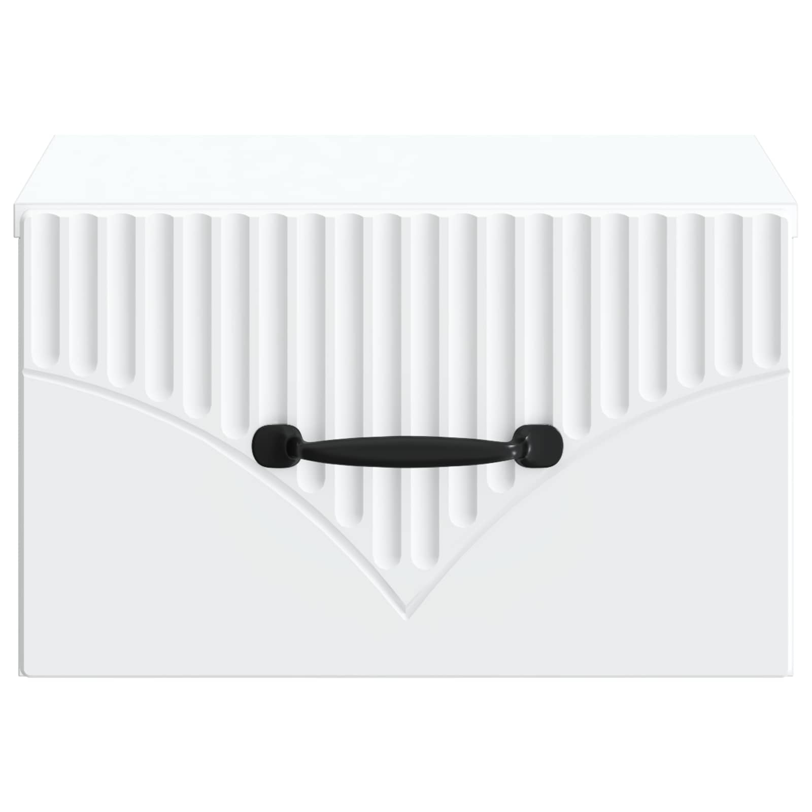 Mobiletto da notte a muro 2 pcs Bianco 34,5 x 33 x 20 cm | homemem39