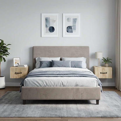 Mobiletto da notte a muro 2 pcs Rovere Sonoma 34,5 x 33 x 20 cm | homemem39