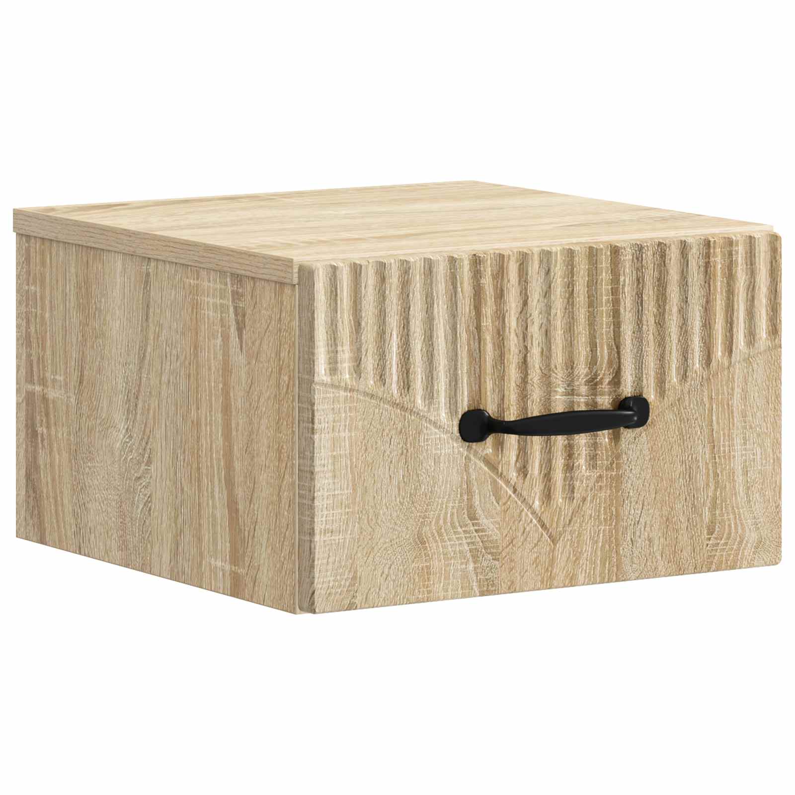 Mobiletto da notte a muro 2 pcs Rovere Sonoma 34,5 x 33 x 20 cm | homemem39