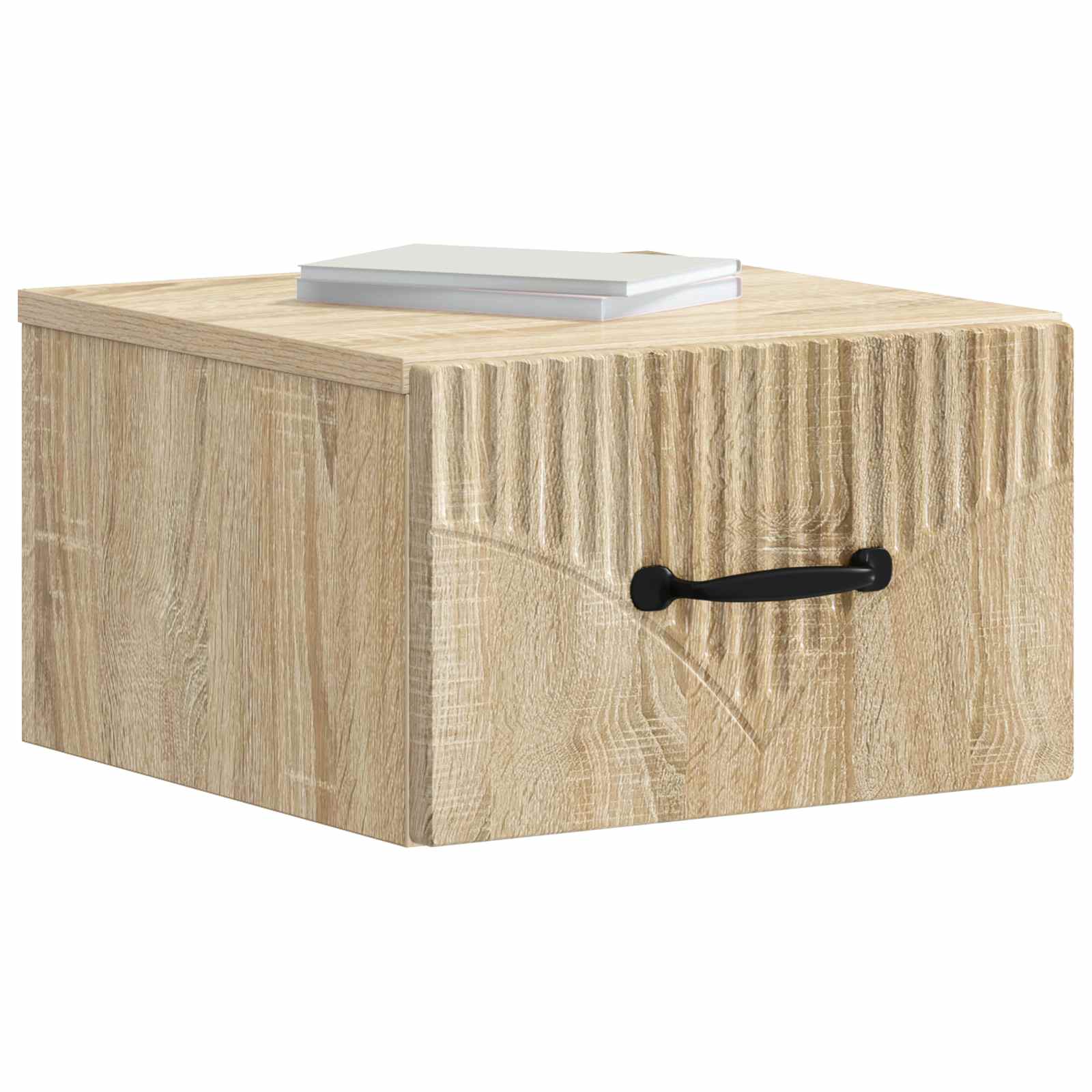 Mobiletto da notte a muro 2 pcs Rovere Sonoma 34,5 x 33 x 20 cm | homemem39