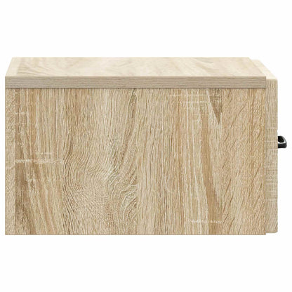 Mobiletto da notte a muro 2 pcs Rovere Sonoma 34,5 x 33 x 20 cm | homemem39
