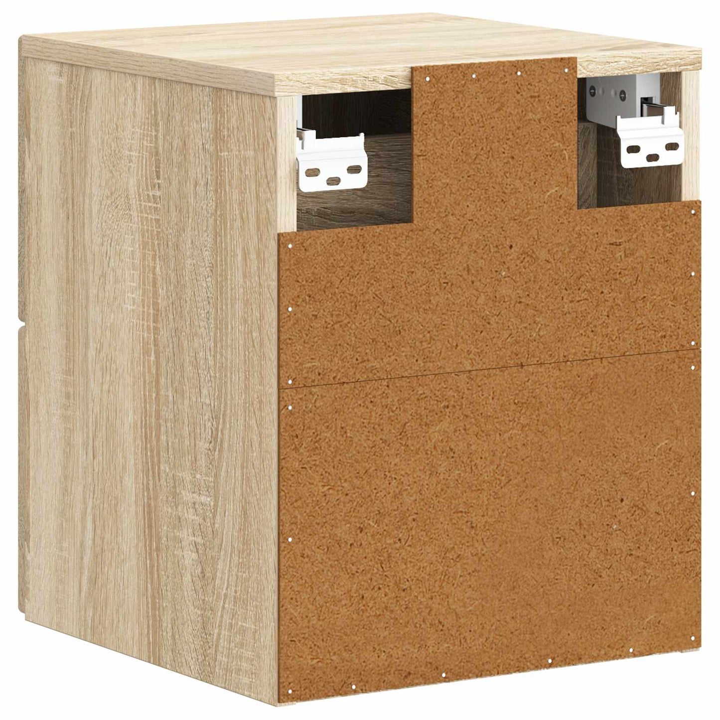 Mobiletto da notte a muro Rovere Sonoma 34,5 x 33 x 40 cm | homemem39