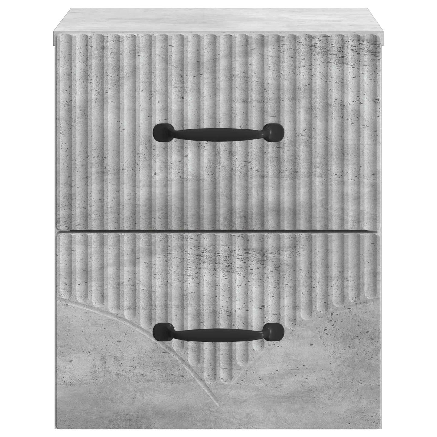 Mobiletto da notte a muro Grigio Cemento 34,5 x 33 x 40 cm | homemem39