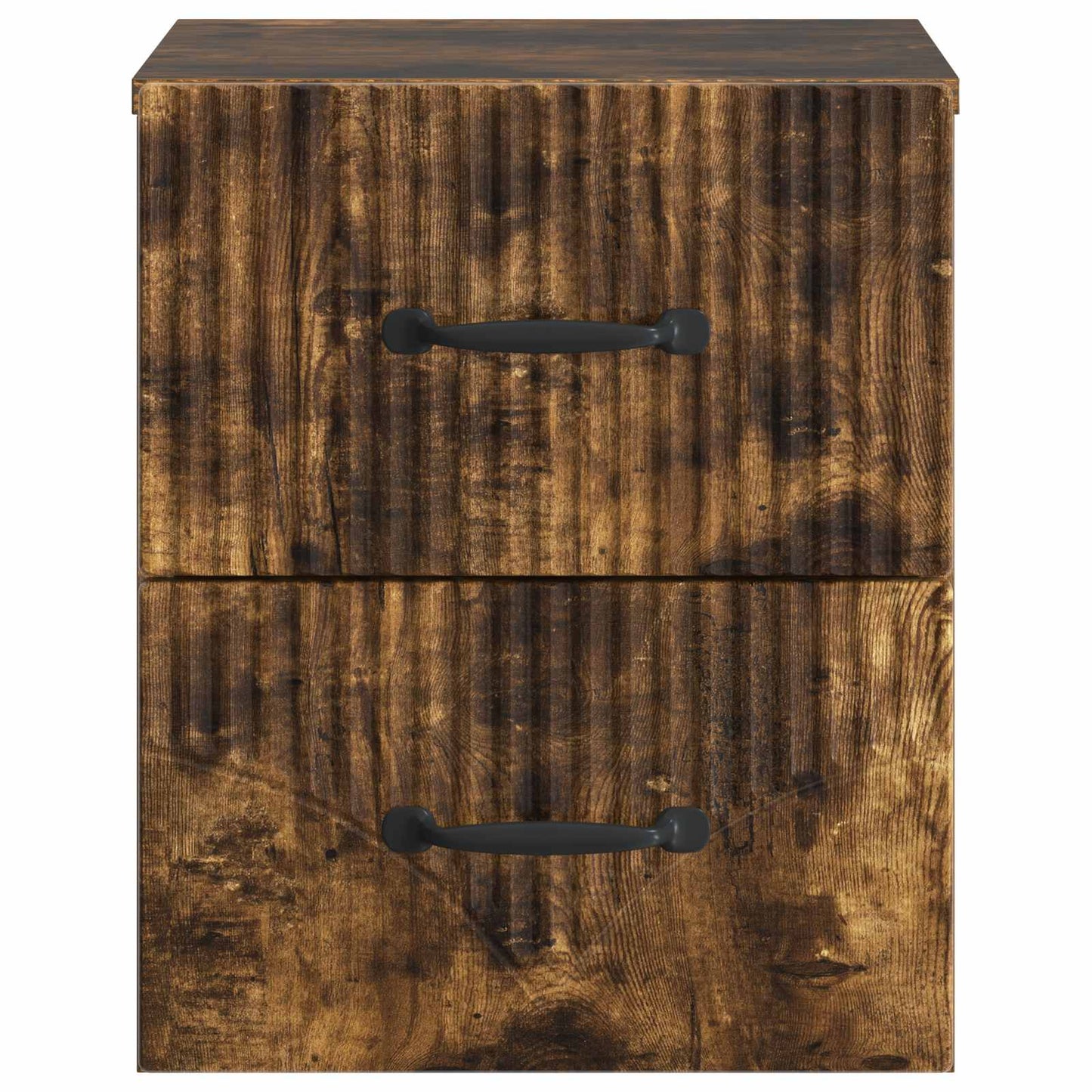 Mobiletto da notte a muro 2 pcs Rovere Fumo 34,5 x 33 x 40 cm | homemem39