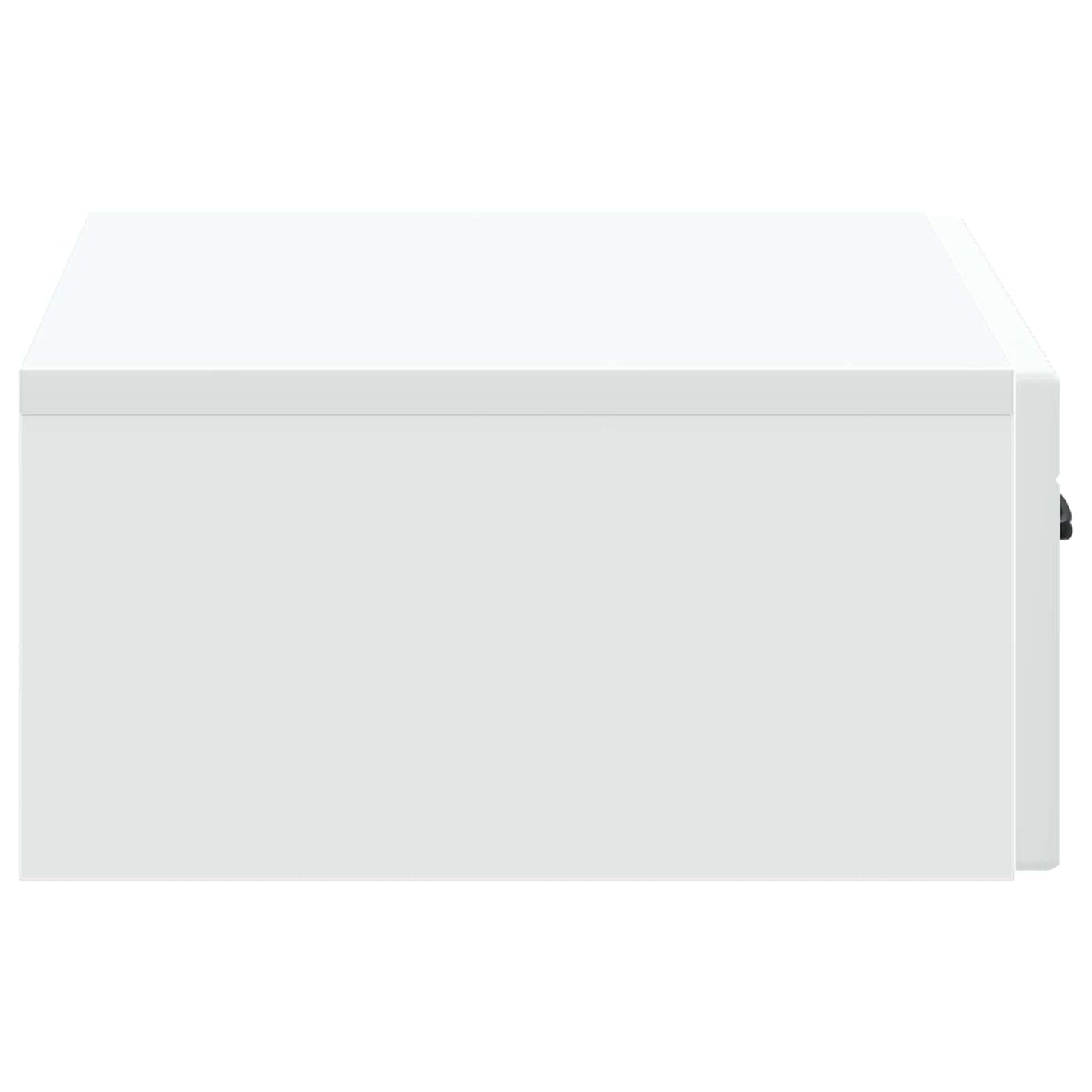Tavolino da Parete Laterale Bianco 59 x 34,5 x 17 cm | homemem39