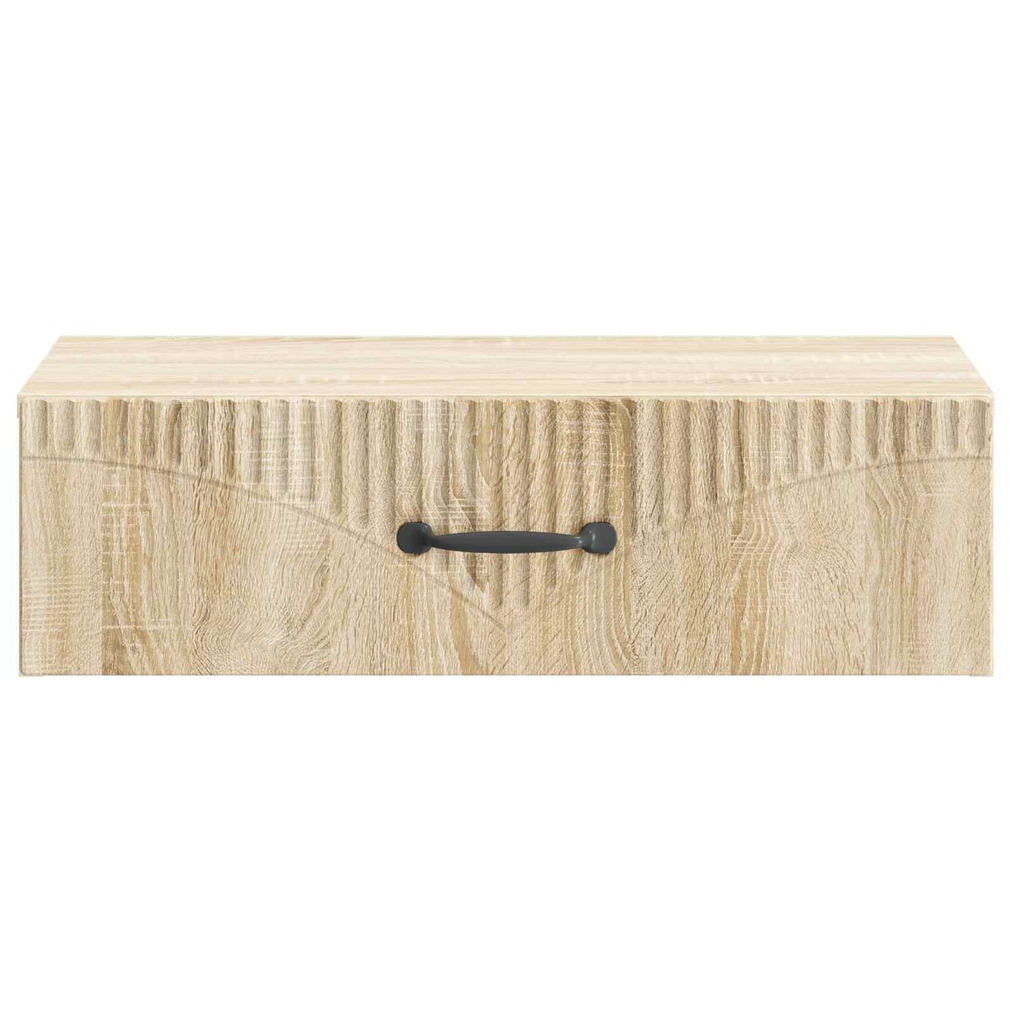 Tavolino da Parete Laterale Rovere Sonoma 59 x 34,5 x 17 cm