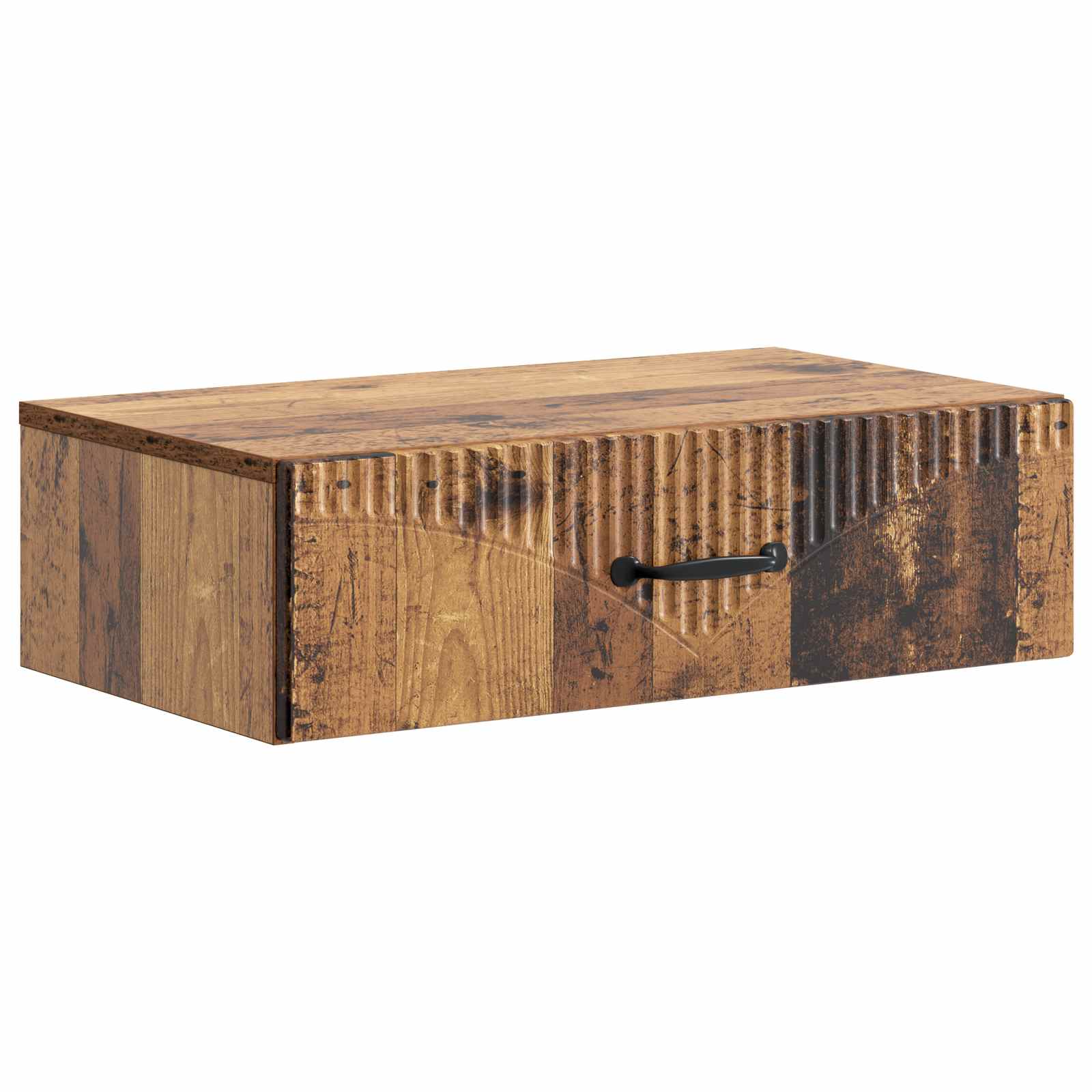 Tavolino da Parete Laterale Legno antico 59 x 34,5 x 17 cm | homemem39