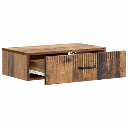 Tavolino da Parete Laterale Legno antico 59 x 34,5 x 17 cm