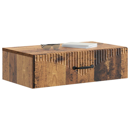 Tavolino da Parete Laterale Legno antico 59 x 34,5 x 17 cm