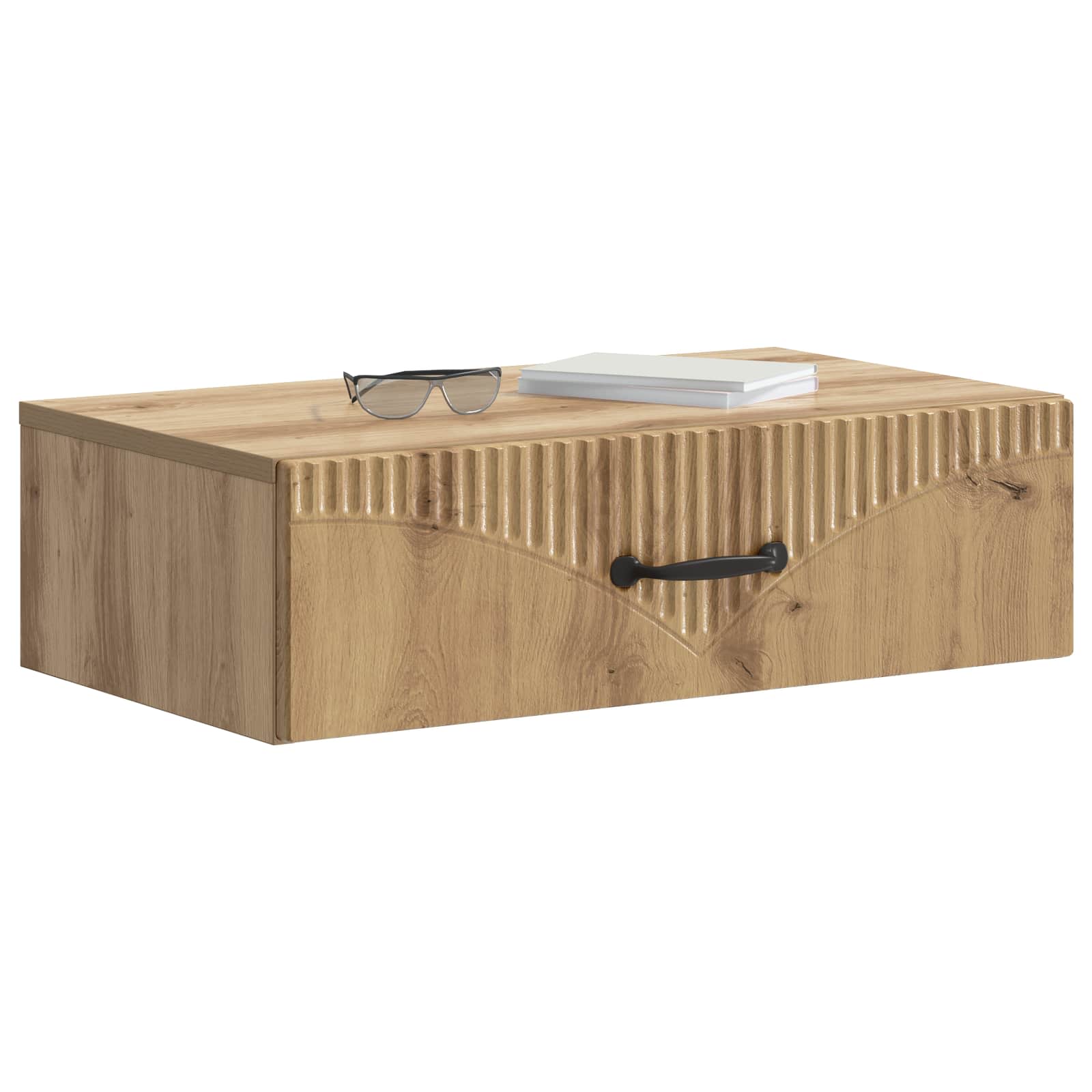 Tavolino da Parete Laterale Rovere Artigianale | homemem39