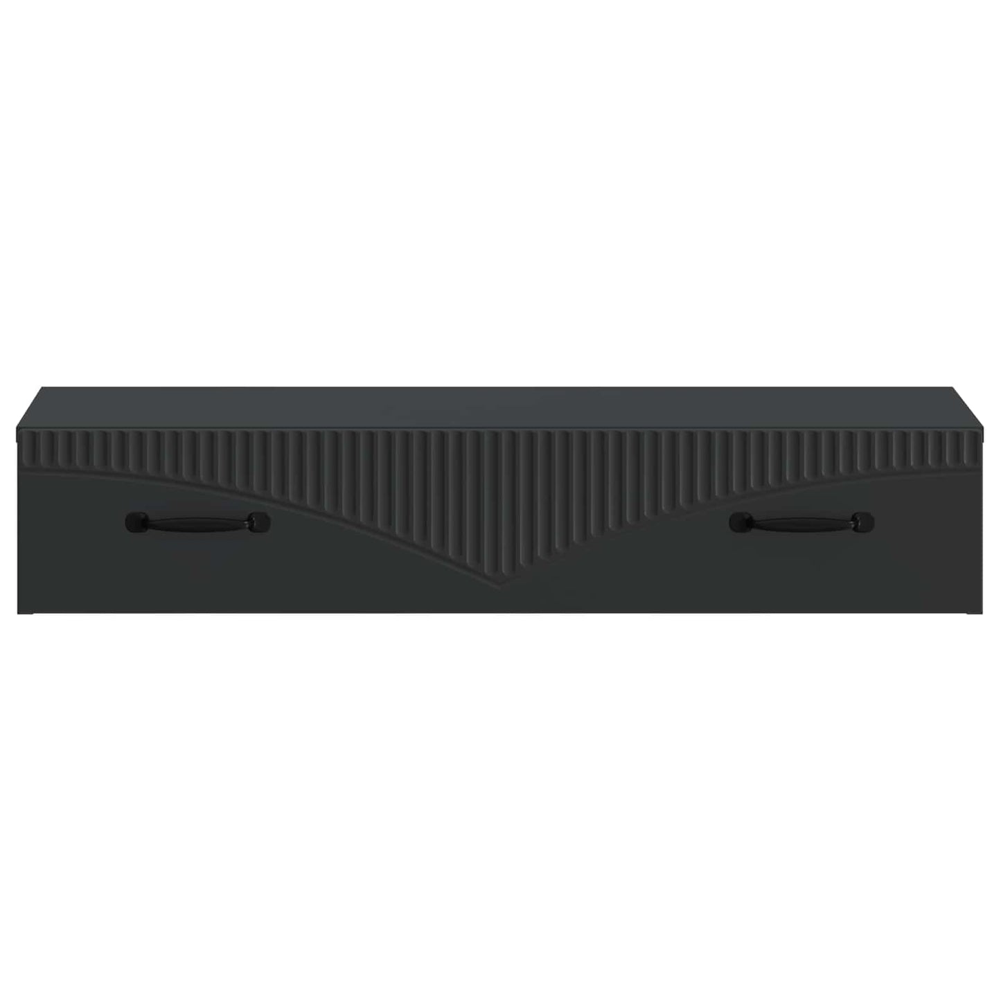 Tavolino da Parete Laterale Nero 87,5 x 34,5 x 17 cm | homemem39