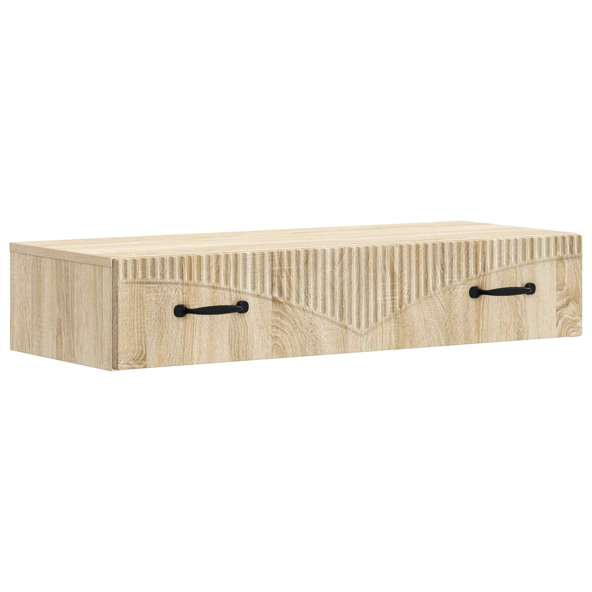 Tavolino da Parete Laterale 87,5 x 34,5 x 17 cm Rovere Sonoma - homemem39