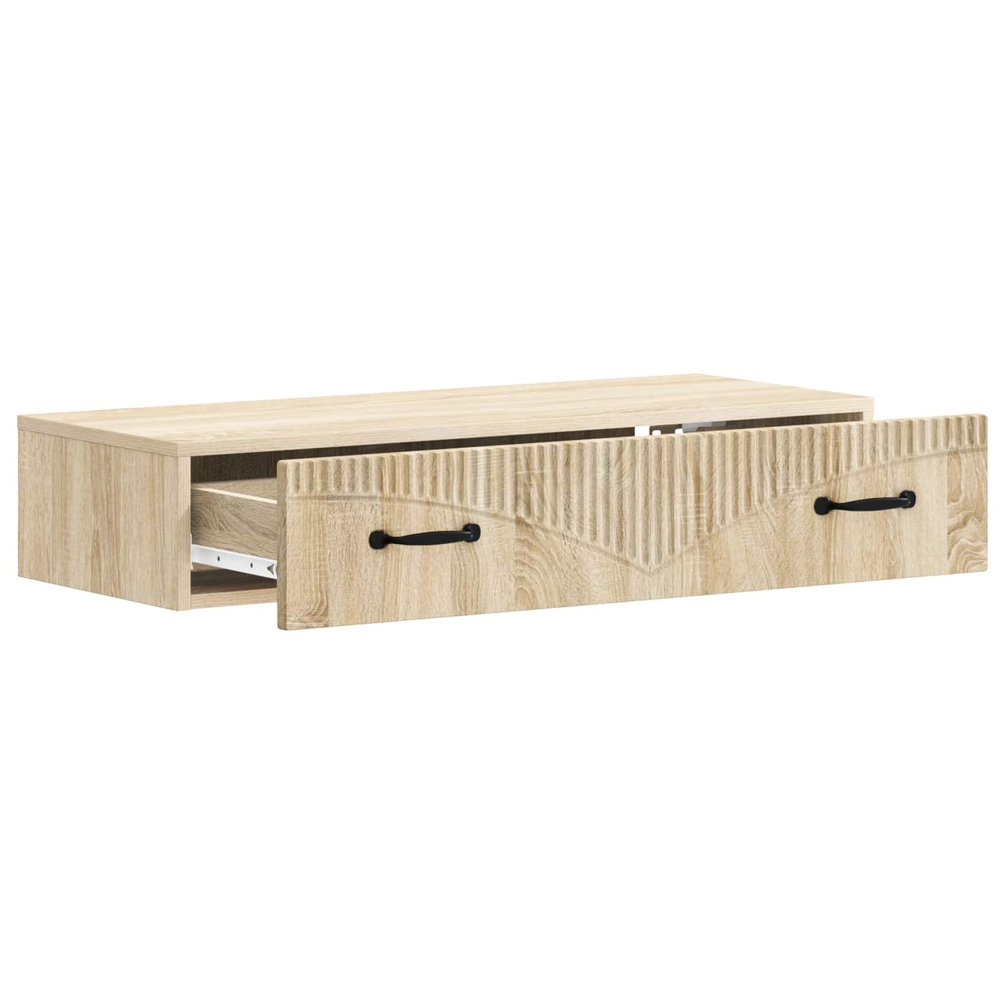 Tavolino da Parete Laterale Rovere Sonoma 87,5 x 34,5 x 17 cm | homemem39