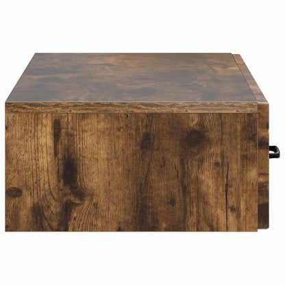 Tavolino da Parete Laterale Rovere Fumo 87,5 x 34,5 x 17 cm | homemem39