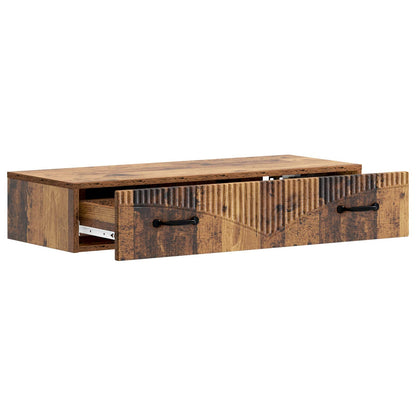 Tavolino da Parete Laterale Legno antico 87,5 x 34,5 x 17 cm | homemem39