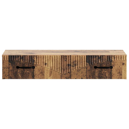 Tavolino da Parete Laterale Legno antico 87,5 x 34,5 x 17 cm | homemem39