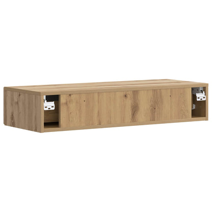 Tavolino da Parete Laterale Rovere Artigianale | homemem39