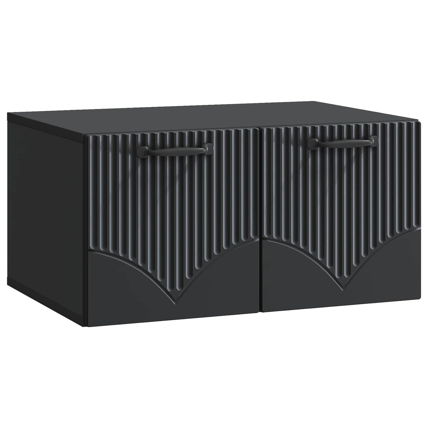 Mobile Porta TV da Muro Nero 59,5 x 41 x 30 cm