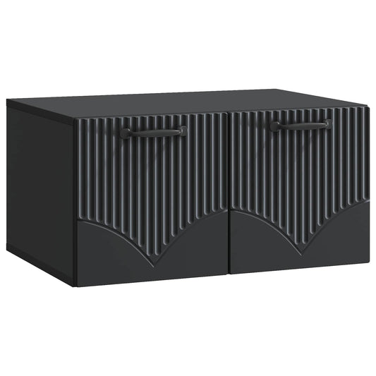 Mobile Porta TV da Muro Nero 59,5 x 41 x 30 cm