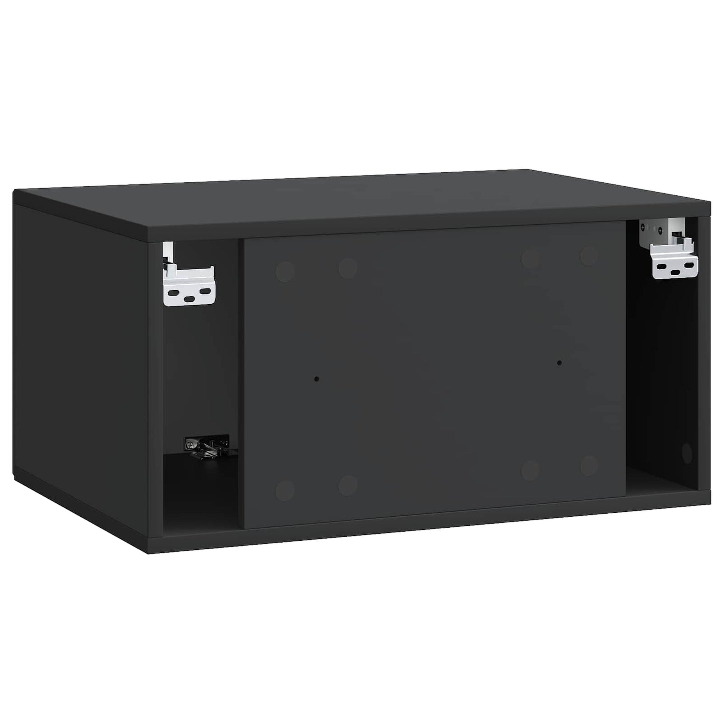 Mobile Porta TV da Muro Nero 59,5 x 41 x 30 cm | homemem39