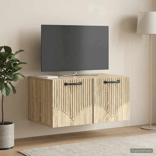 Mobile Porta TV da Muro Rovere Sonoma 59,5 x 41 x 30 cm