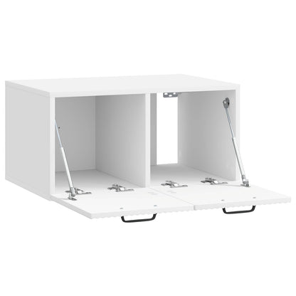 Mobile Porta TV da Muro Bianco Lucido 59,5 x 41 x 30 cm | homemem39