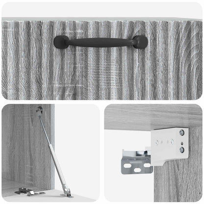 Mobile Porta TV da Muro Grigio Sonoma 59,5 x 41 x 30 cm