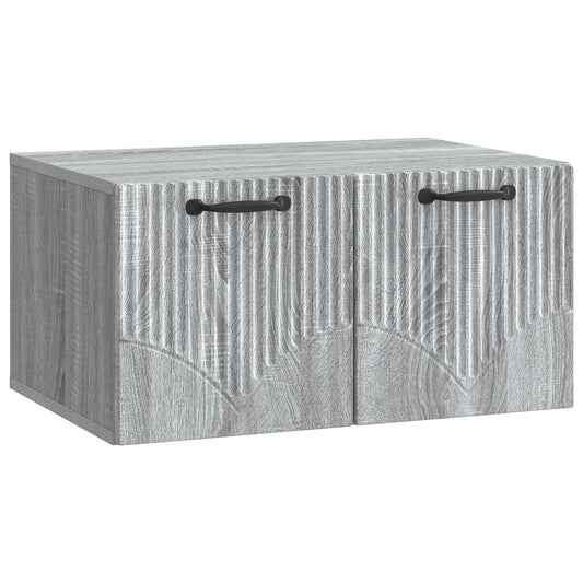 Mobile Porta TV da Muro Grigio Sonoma 59,5 x 41 x 30 cm