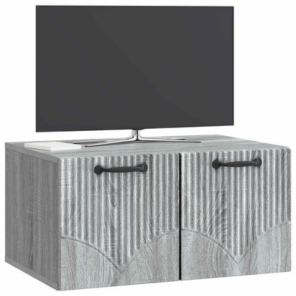Mobile Porta TV da Muro Grigio Sonoma 59,5 x 41 x 30 cm