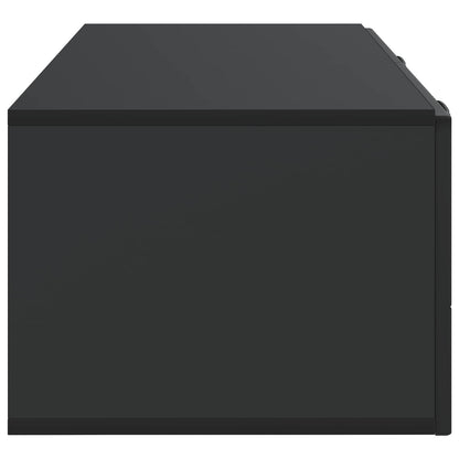Mobile Porta TV da Muro Nero 78,5 x 41 x 30 cm | homemem39