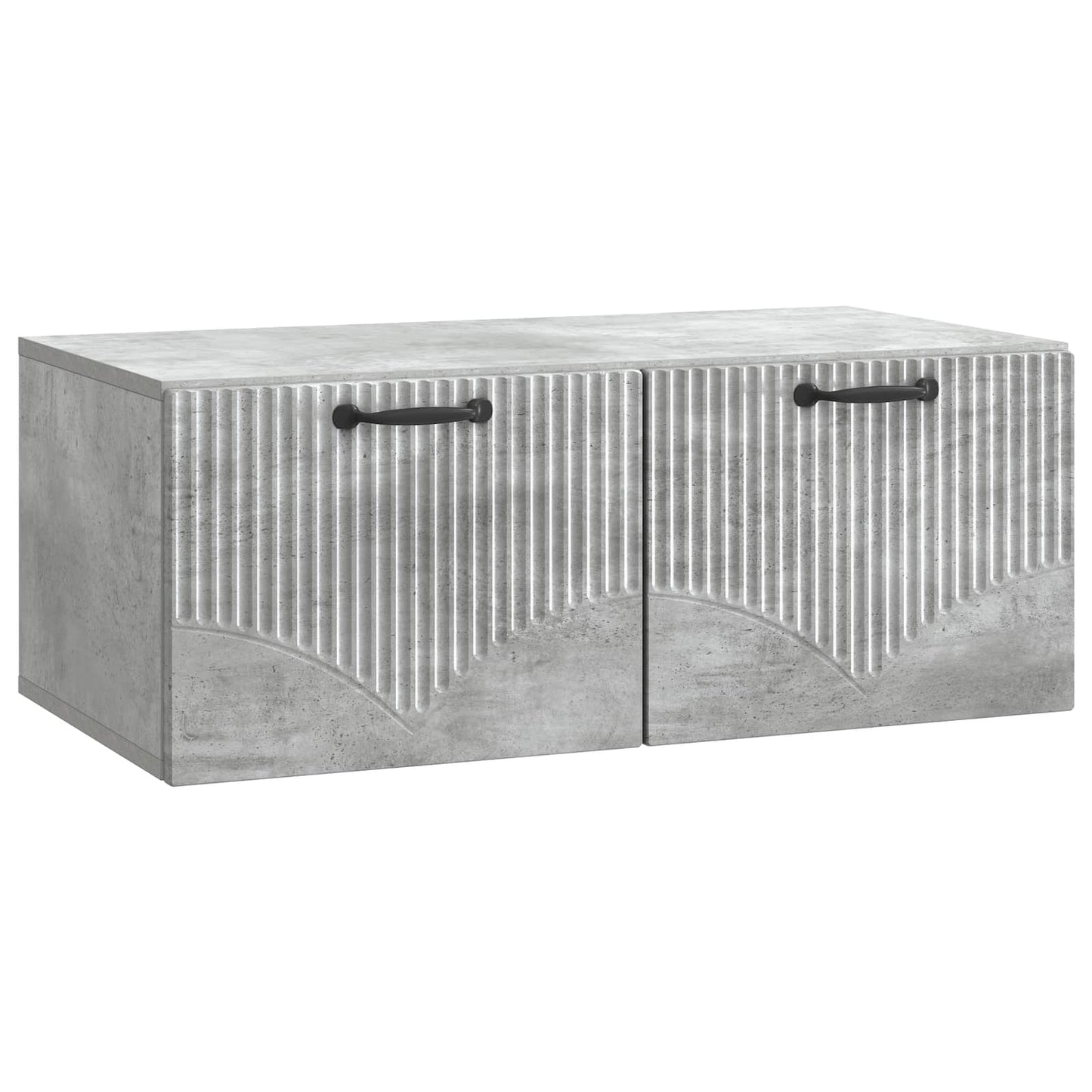 Mobile Porta TV da Muro Grigio Cemento 78,5 x 41 x 30 cm