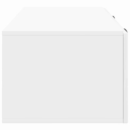 Mobile Porta TV da Muro Bianco Lucido 78,5 x 41 x 30 cm | homemem39