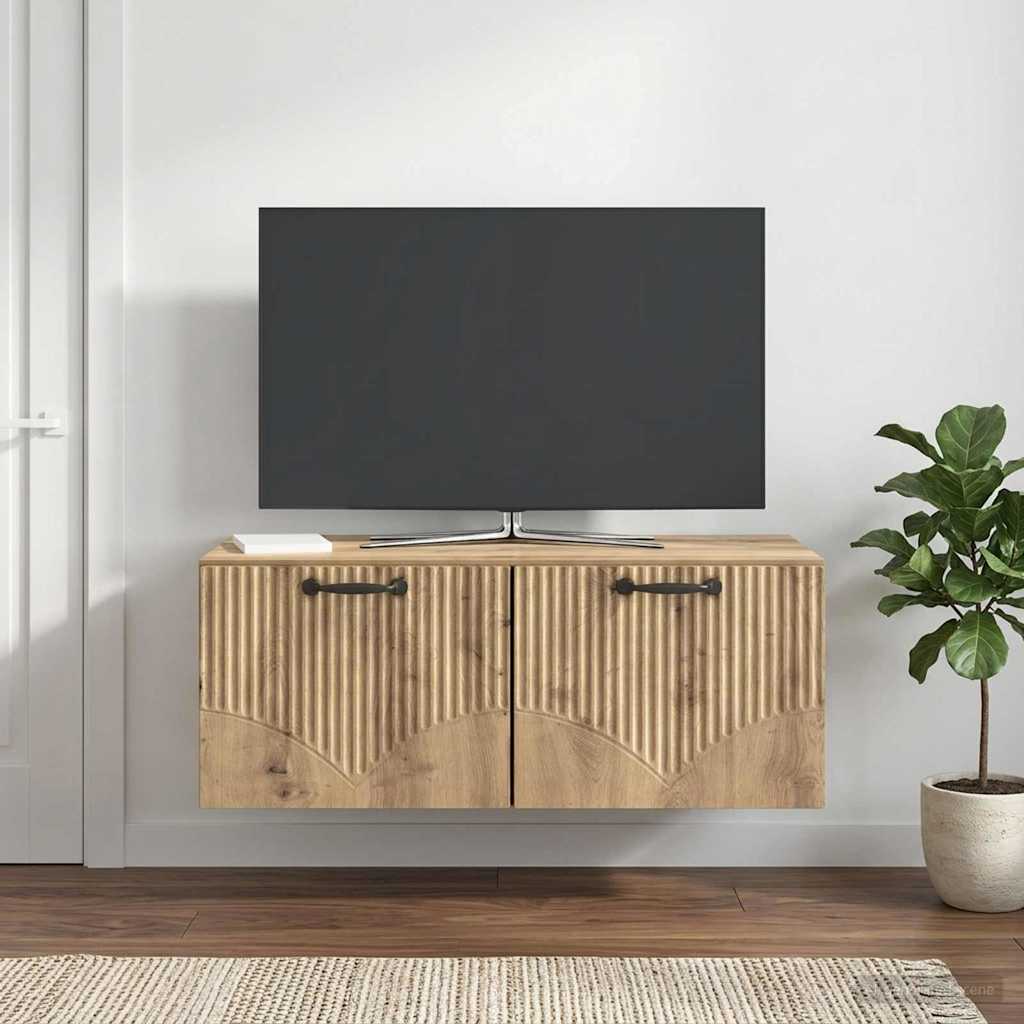 Mobile Porta TV da Muro 78,5 x 41 x 30 cm Rovere Artigianale