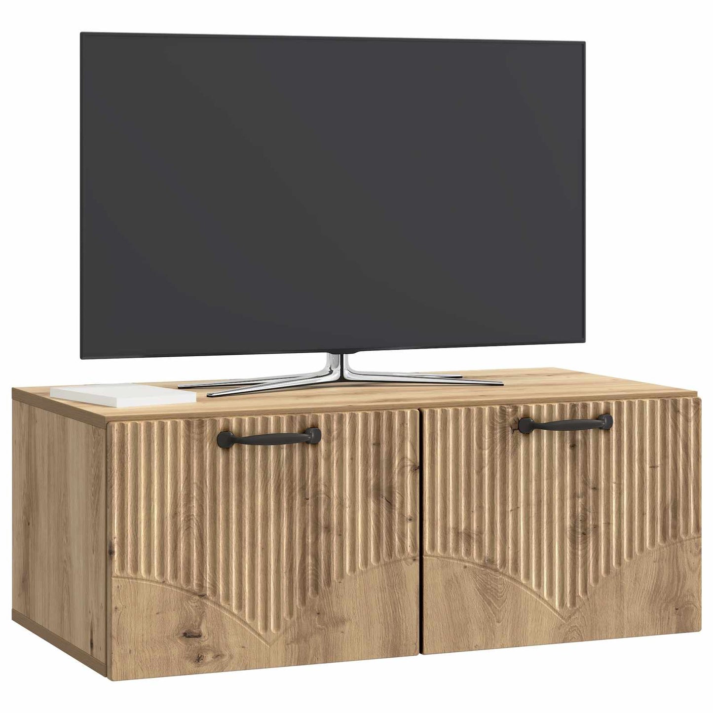Mobile Porta TV da Muro Rovere Artigianale 78,5 x 41 x 30 cm