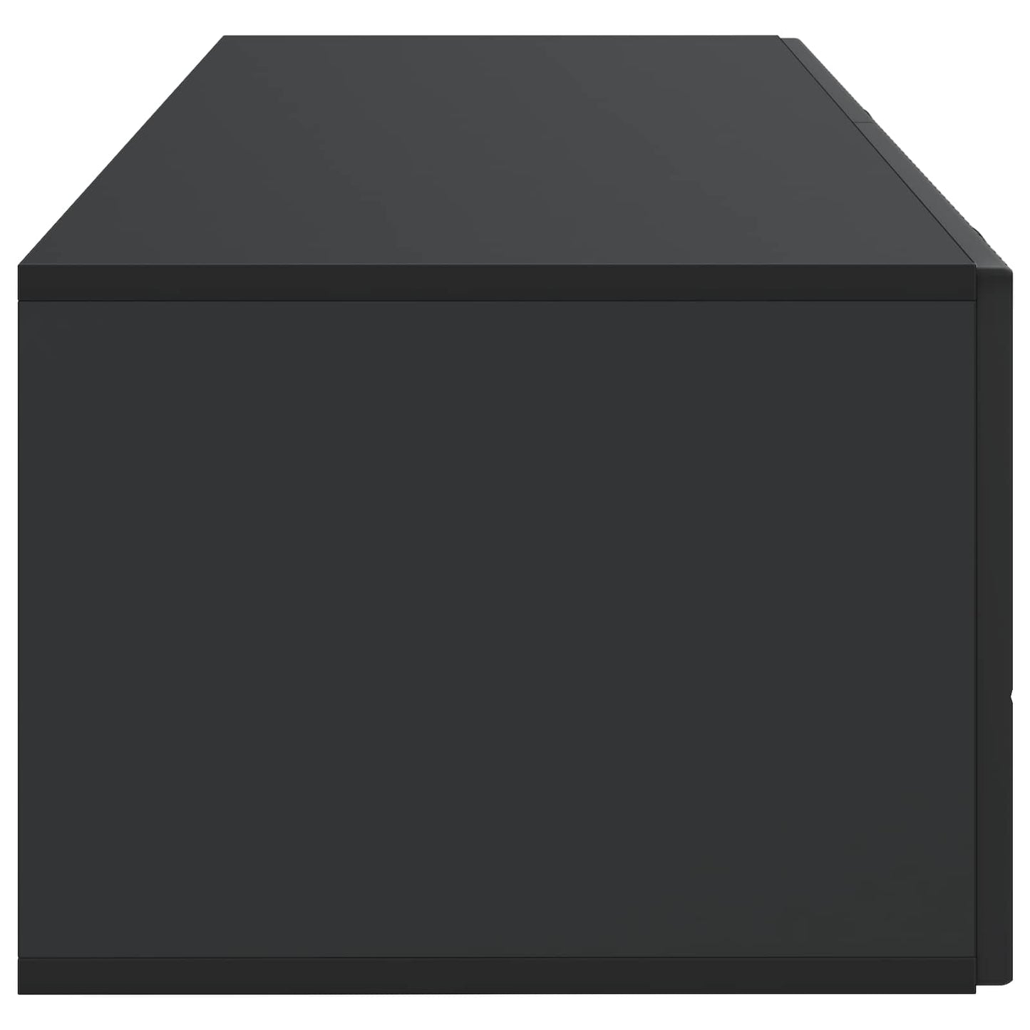 Mobile Porta TV da Muro Montaggio a parete Nero 98 x 41 x 30 cm | homemem39