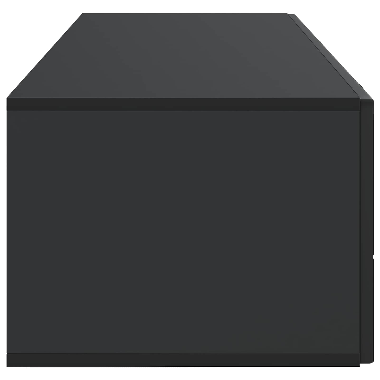 Mobile Porta TV da Muro Montaggio a parete Nero 98 x 41 x 30 cm | homemem39