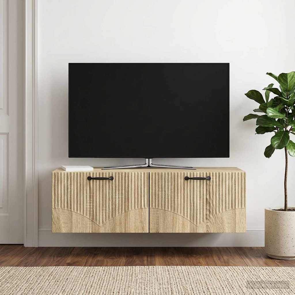 Mobile Porta TV da Muro Rovere Sonoma 98 x 41 x 30 cm