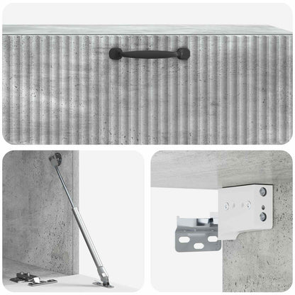 Mobile Porta TV da Muro Grigio Cemento 98 x 41 x 30 cm | homemem39