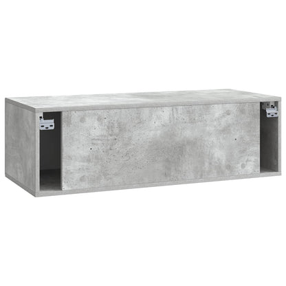 Mobile Porta TV da Muro Grigio Cemento 98 x 41 x 30 cm