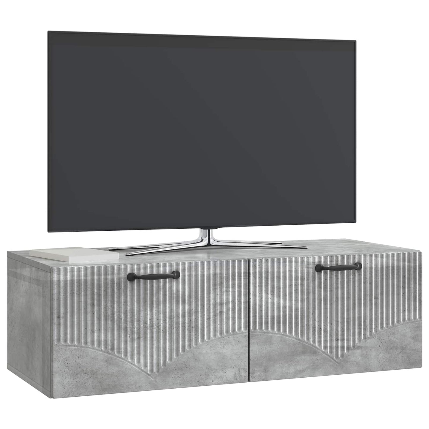 Mobile Porta TV da Muro Grigio Cemento 98 x 41 x 30 cm | homemem39