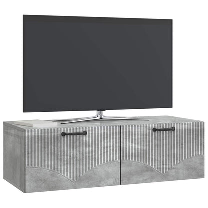 Mobile Porta TV da Muro Grigio Cemento 98 x 41 x 30 cm